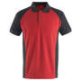 Polo-Shirt Bottrop 50569961-0209 rot-schwarz