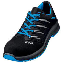 uvex 2 trend Halbschuhe S1P 69371 blau-schwarz Weite 10
