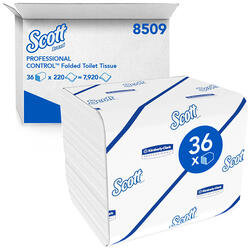 SCOTT® 36 Toilet Tissue Einzelblattsystem 8509