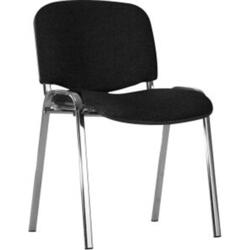 Bes.-Stuhl ISO chrom/schwarz