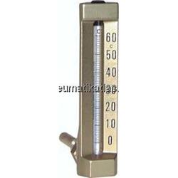 Maschinenthermometer (150mm) waagerecht/0 - 60°C/100mm