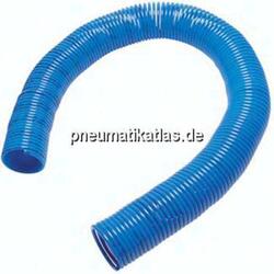 PA-Spiralschlauch 8 x 6 mm, blau, 22,5 mtr. Arbeitslänge