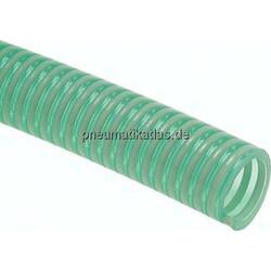PVC-Saug-Druck-Schlauch mit Hart-PVC-Spirale 90x5,1mm