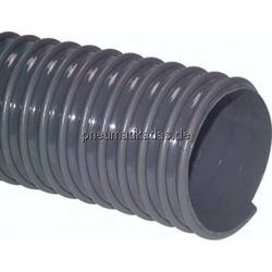 Saug-Schlauch, PVC-Flex grau, 70mm